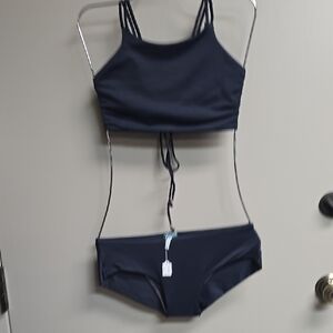 Women's Navy Bikini Set